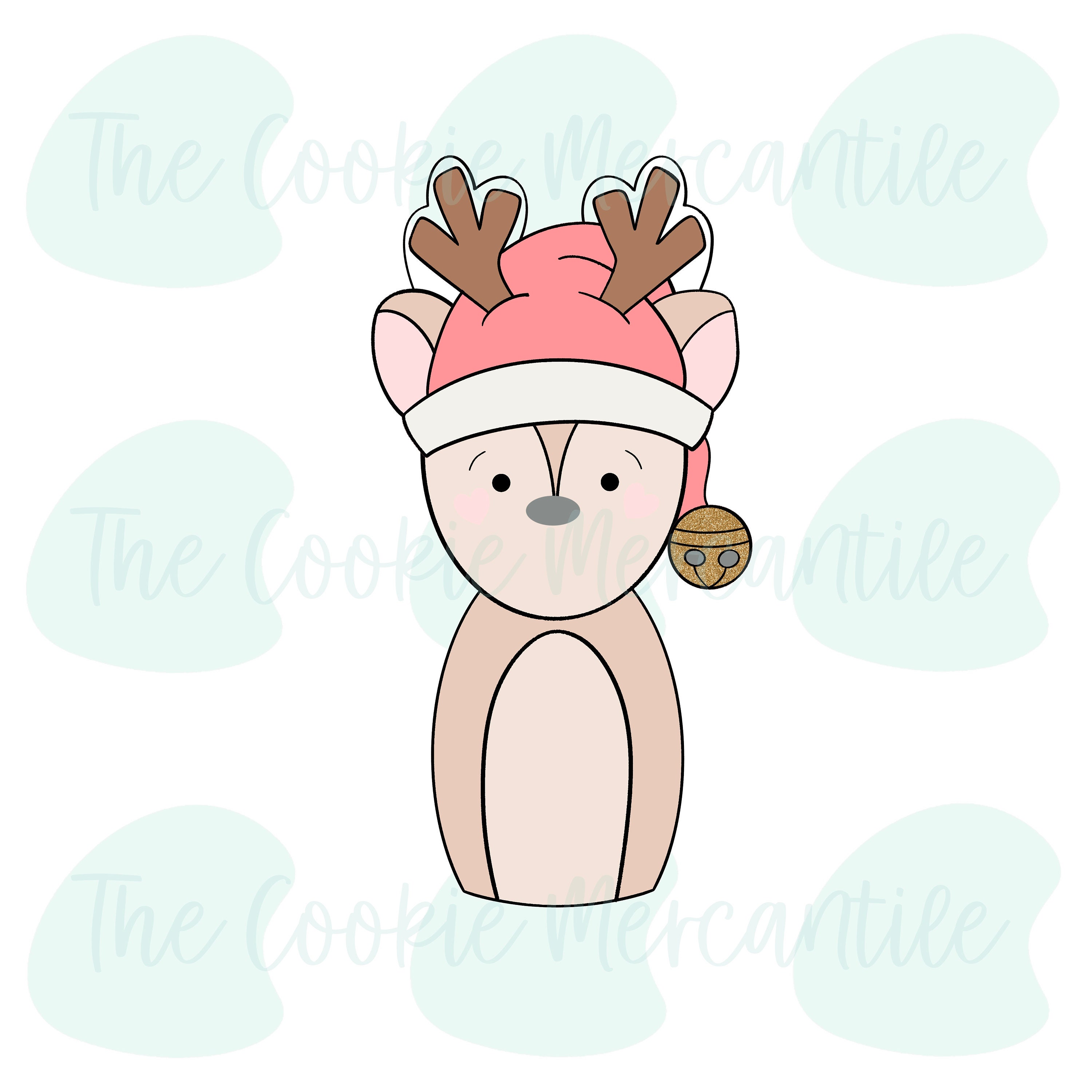 トナカイのサンタ帽子スティック [トナカイスティック 2021