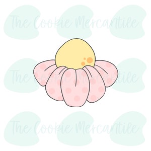Half Flower (Spring Floral Set) - Cookie Cutter