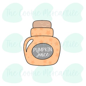 Kürbis Saft Flasche (Trank Flasche Minis) - Ausstecher