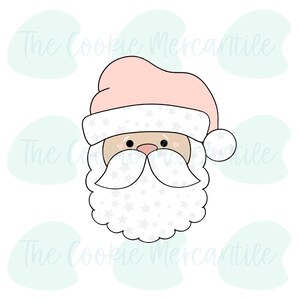 Santa Beard Plaque 2020 - Cookie Cutter
