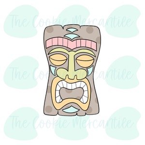 Tiki Face Stick - Cookie Cutter