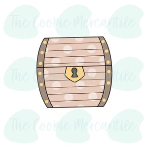 Treasure Chest ( 8 Piece Pirate Set) - Cookie Cutter