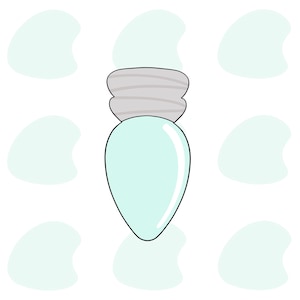 Light Bulb Stick [Classic Christmas Stick Set] - Cookie Cutter