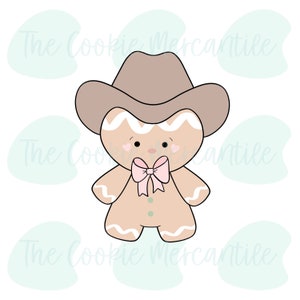 Cowboy Gingerbread - Cookie Cutter