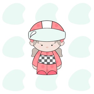 Girl Race Car Driver - Cookie Cutter