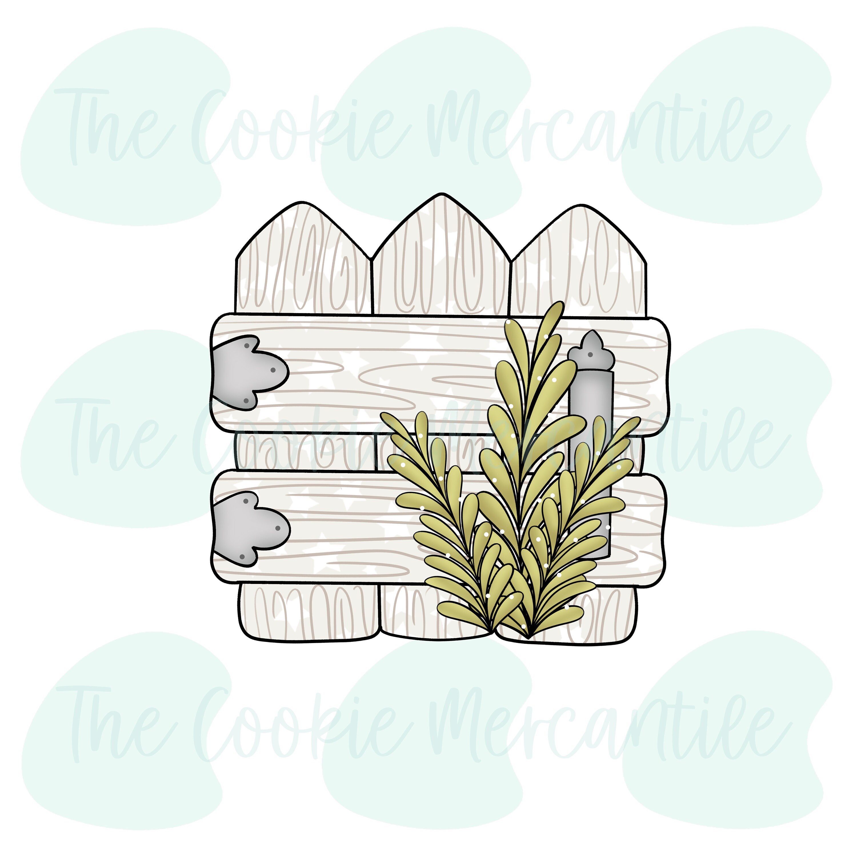 Chubby Garden Fence - Cookie Cutter