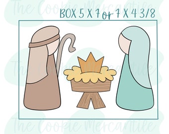 Nativity Set (3 cutters) 2022 - Cookie Cutter
