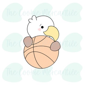 Eagle Round Ball Mascot - Cookie Cutter