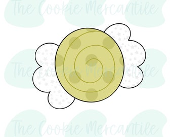 Wrapped Candy (Halloween Candy Minis) - Cookie Cutter