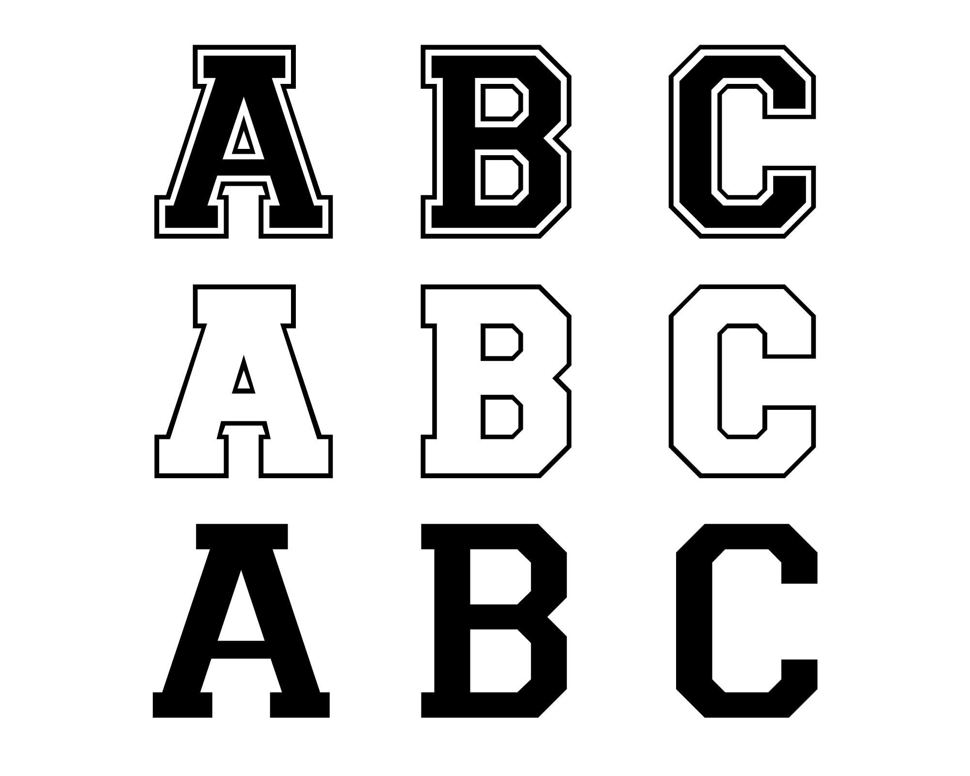 Varsity Font Svg, Sports Font Bundle, Jersey Font Svg, Sports Alphabet