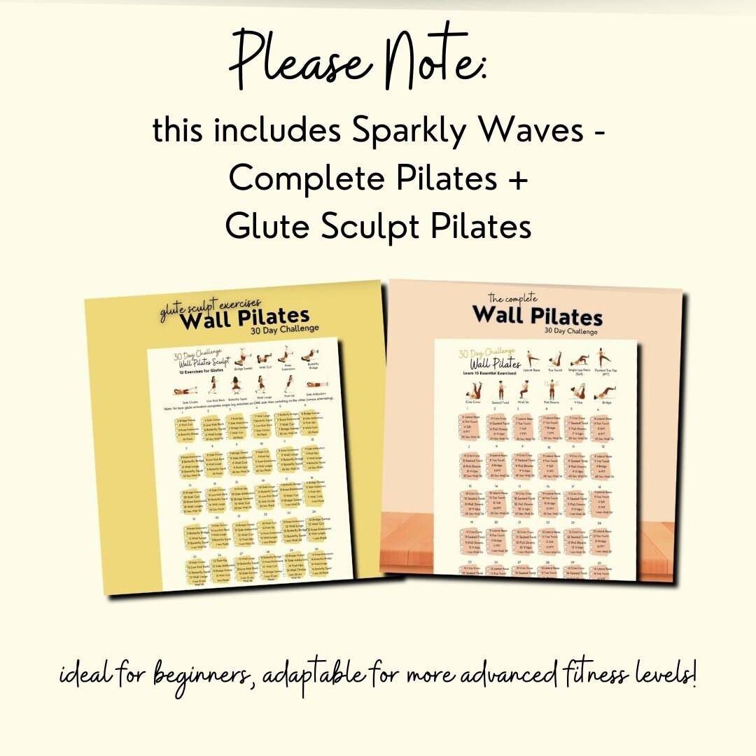 30 Day Challenge Wall Pilates Workout, at Home Workout for Weight Loss ...