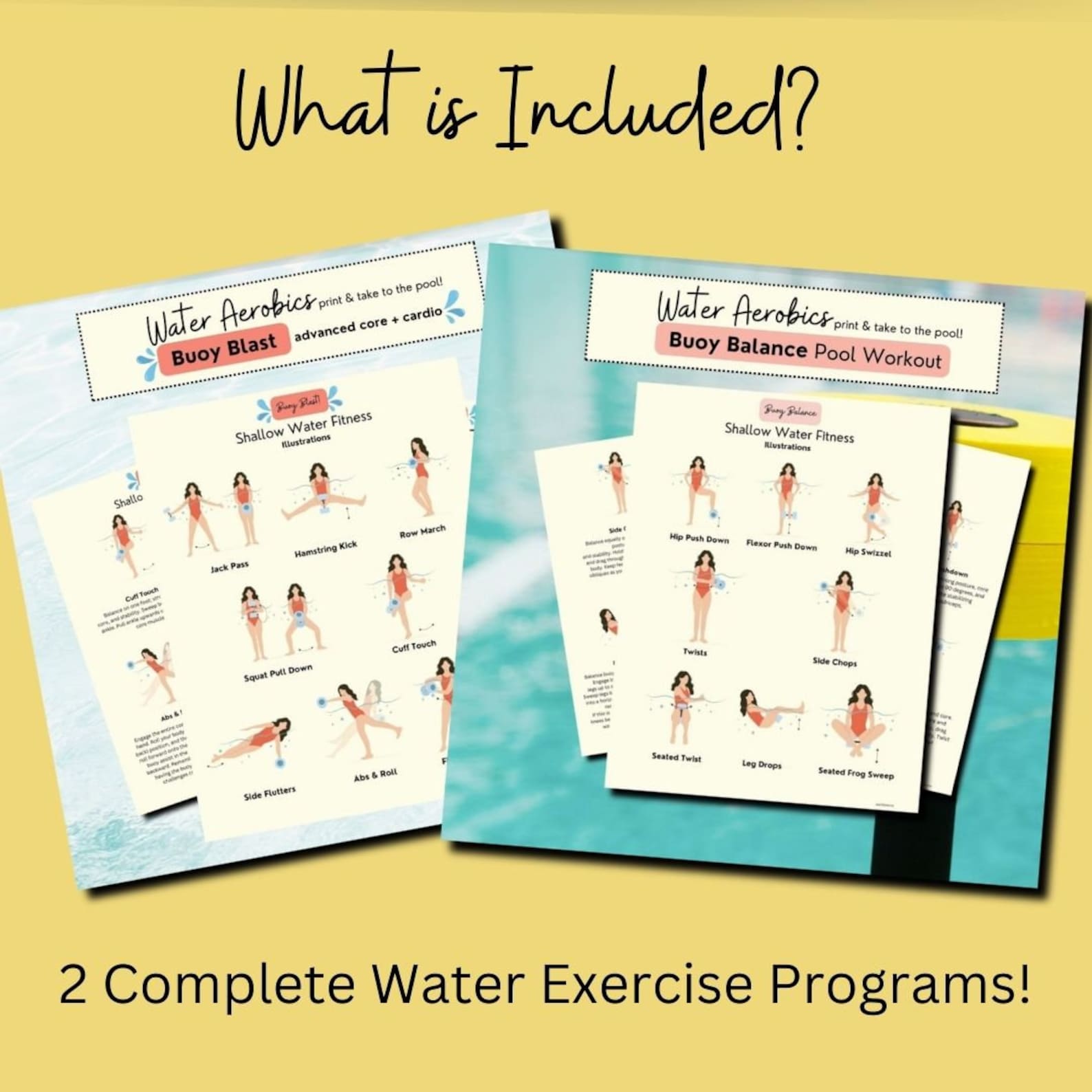 Aqua Jogging übungen Pdf Water Exercise for Balance, Water Aerobics, Pool Workouts for Core