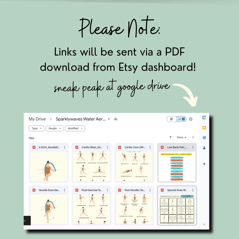 Information slide showing how to access google drive.