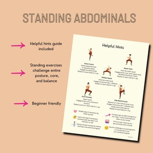 30 Day Flat Stomach Challenge Body Workout At Home Standing