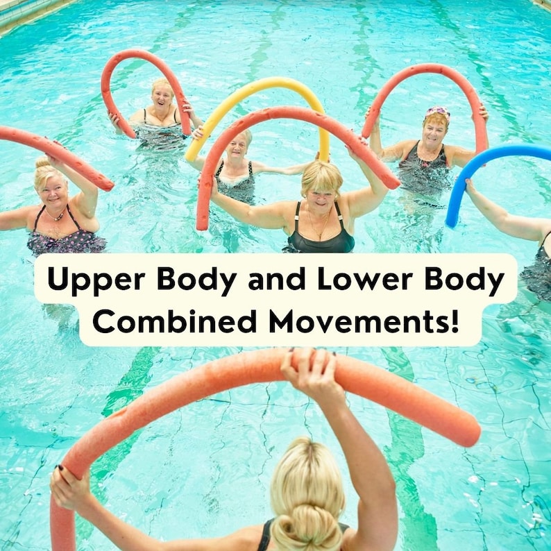 Pool Noodle Exercises for Seniors, Water Aerobics Exercise Pdfs, Water