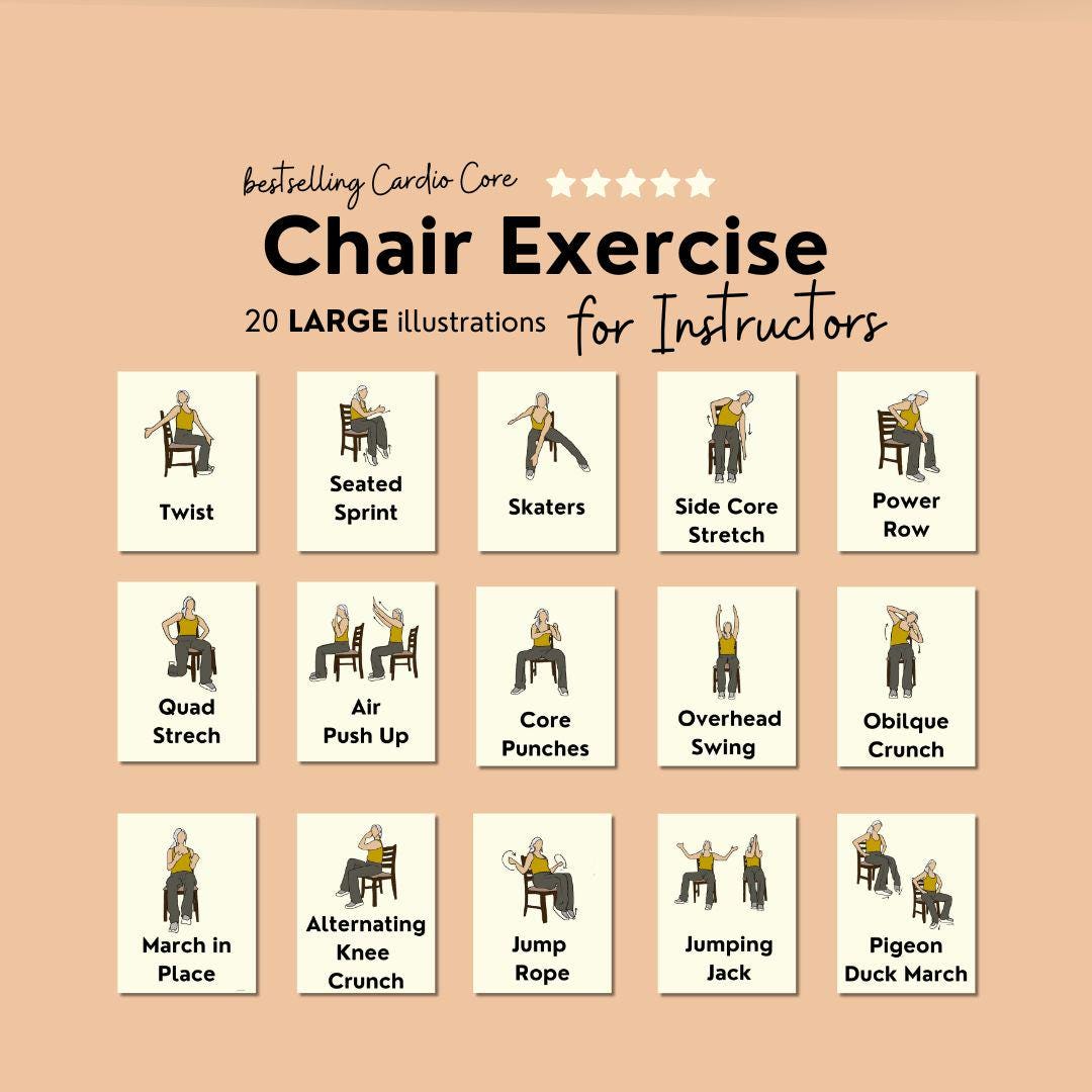 Free Printable Chair Exercises - Etsy Australia free-printable-chair-exercises-etsy-australia