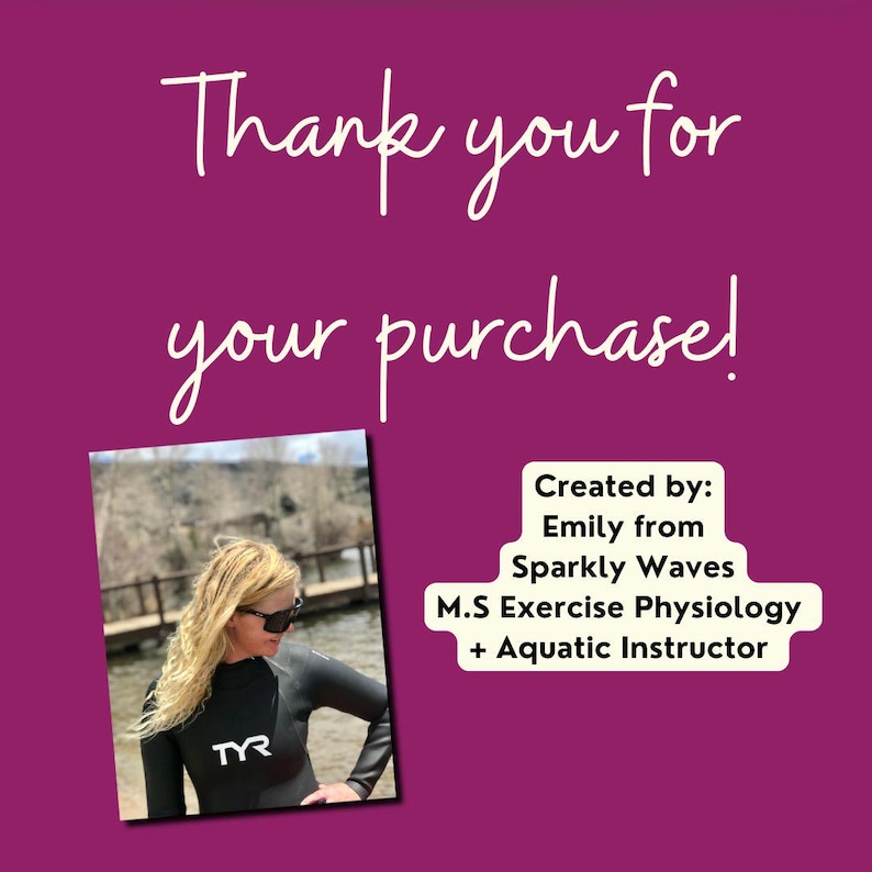 This is a thank you message from the owner of Sparkly Waves - Emily.