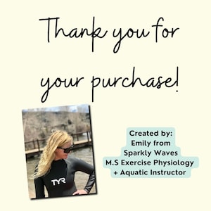 A "thank you" page for Sparkly Waves business.