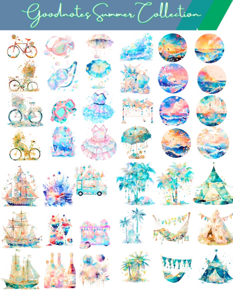 Goodnotes MEGA Sticker Bundle | Goodnotes Planner Stickers + PNGS | 700 ...