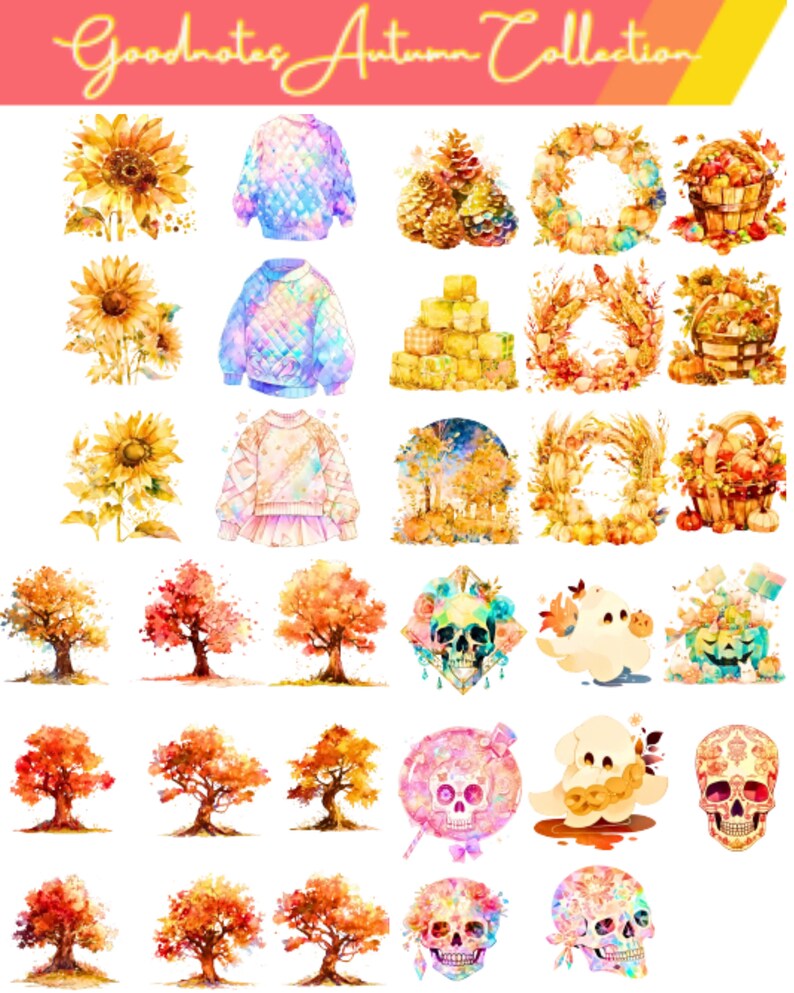 Goodnotes MEGA Sticker Bundle | Goodnotes Planner Stickers + PNGS | 700 ...