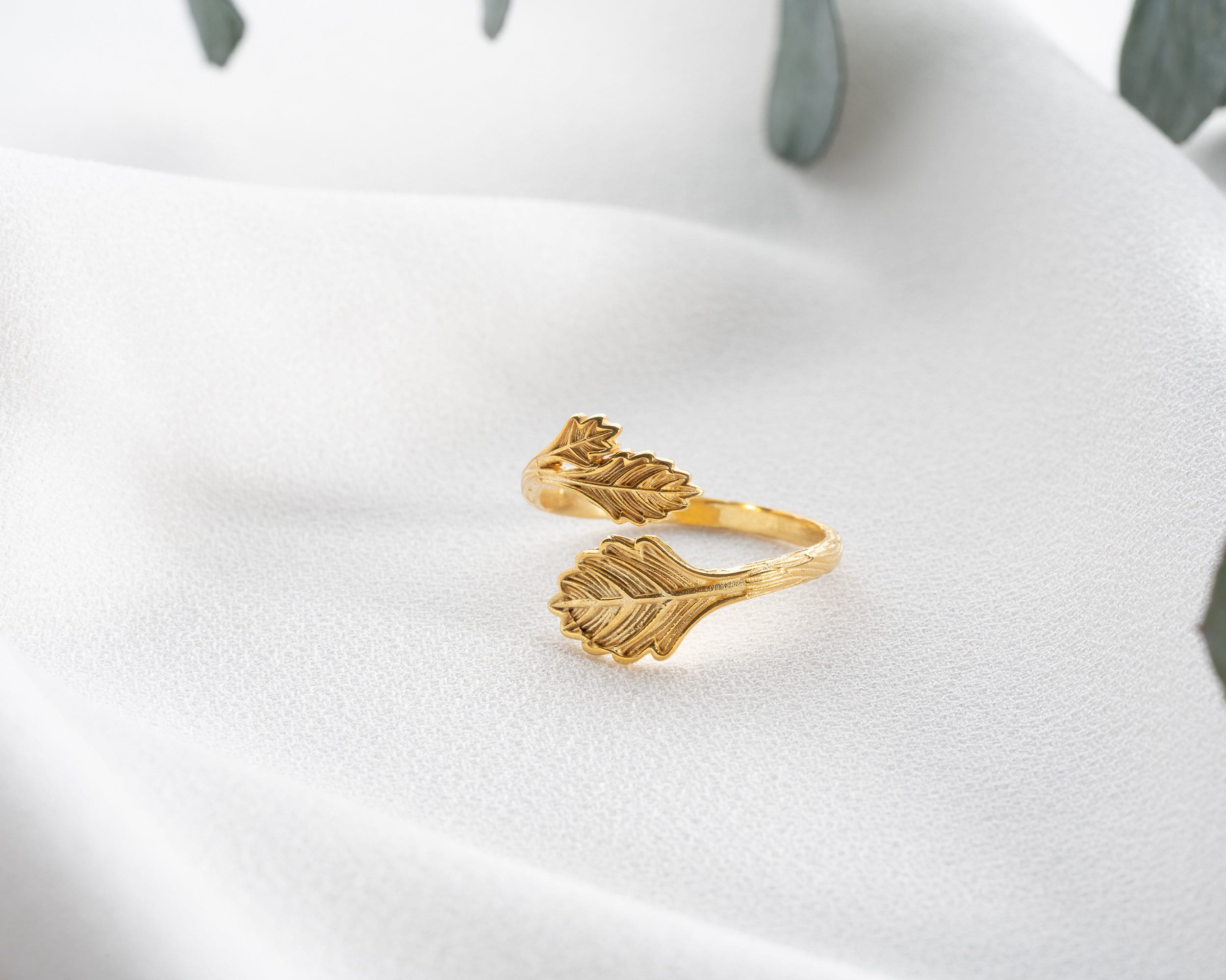 925 Sterling Silver Leaf Rings I Rings for Women Engagement I Etsy