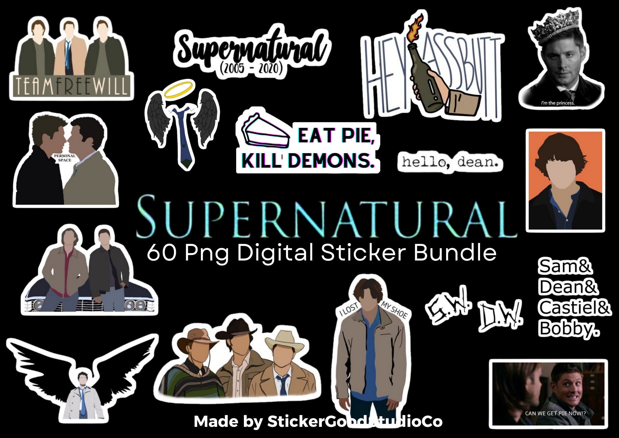 Supernatural Sticker Sheet