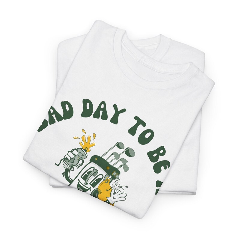 Bad Day to be a Beer or Ball - Golf Humor Graphic Tee