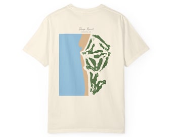 Camiseta con mapa de golf de Sheep Ranch – Bandon Dunes