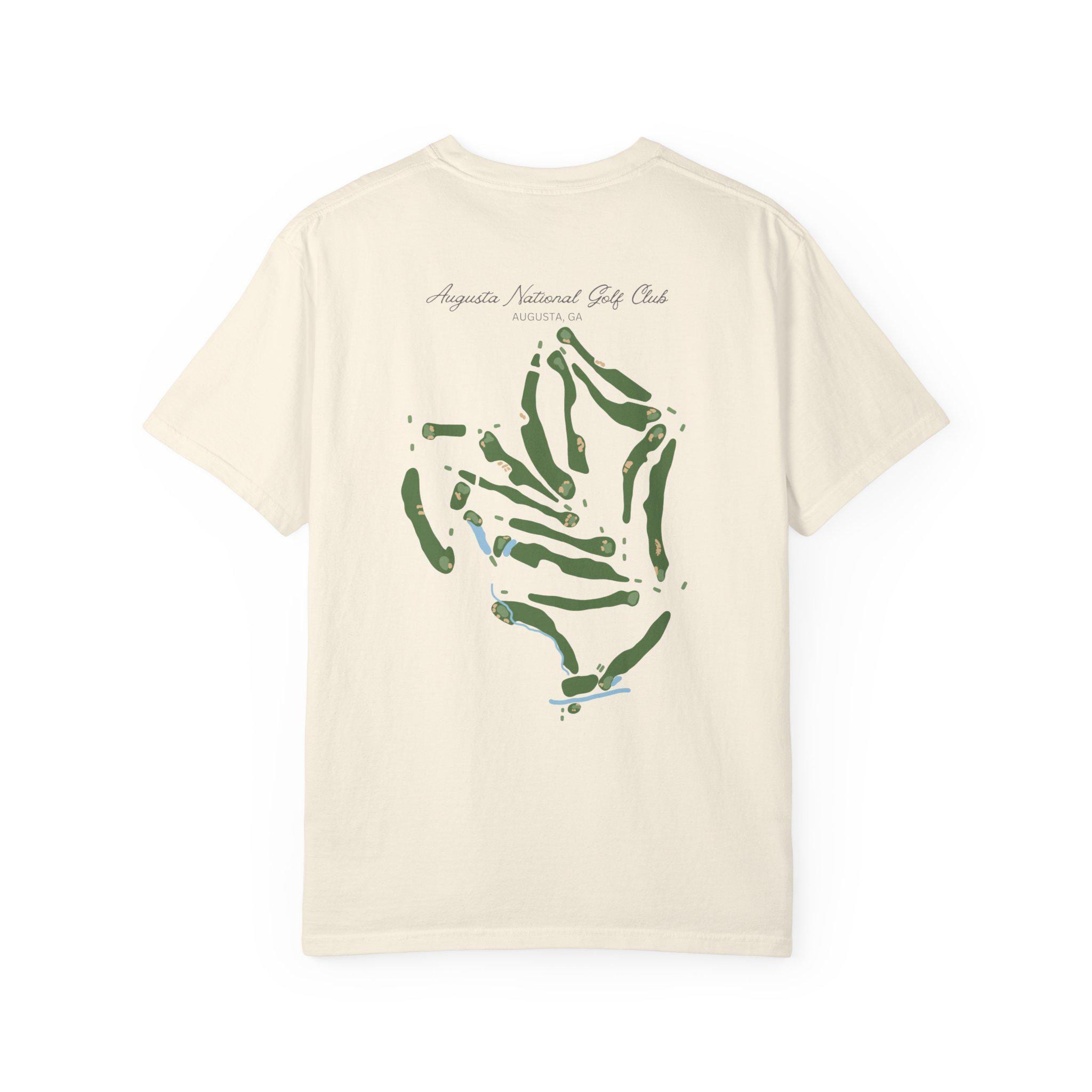 Augusta National Golf Course Map Tee, Masters Golf Shirt, Father's