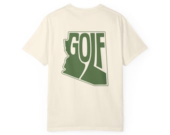 Camiseta de golf de Arizona / Camiseta de golf del estado / Colores cómodos / Regalo de golf