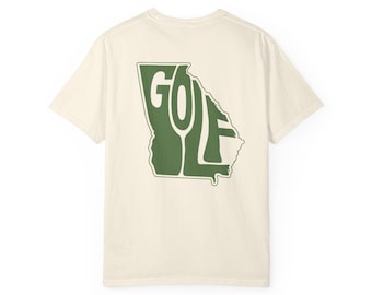 Camiseta de golf de Georgia / Camiseta de golf del estado / Colores cómodos / Regalo de golf