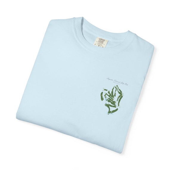 Augusta National Golf Course Map Tee, Masters Golf Shirt, Golf