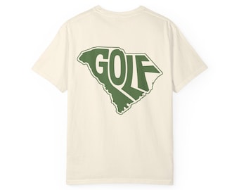 Camiseta de golf de Carolina del Sur / Camiseta de golf del estado / Colores cómodos / Regalo de golf