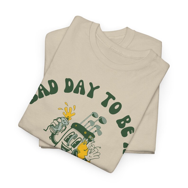 Bad Day to be a Beer or Ball - Golf Humor Graphic Tee