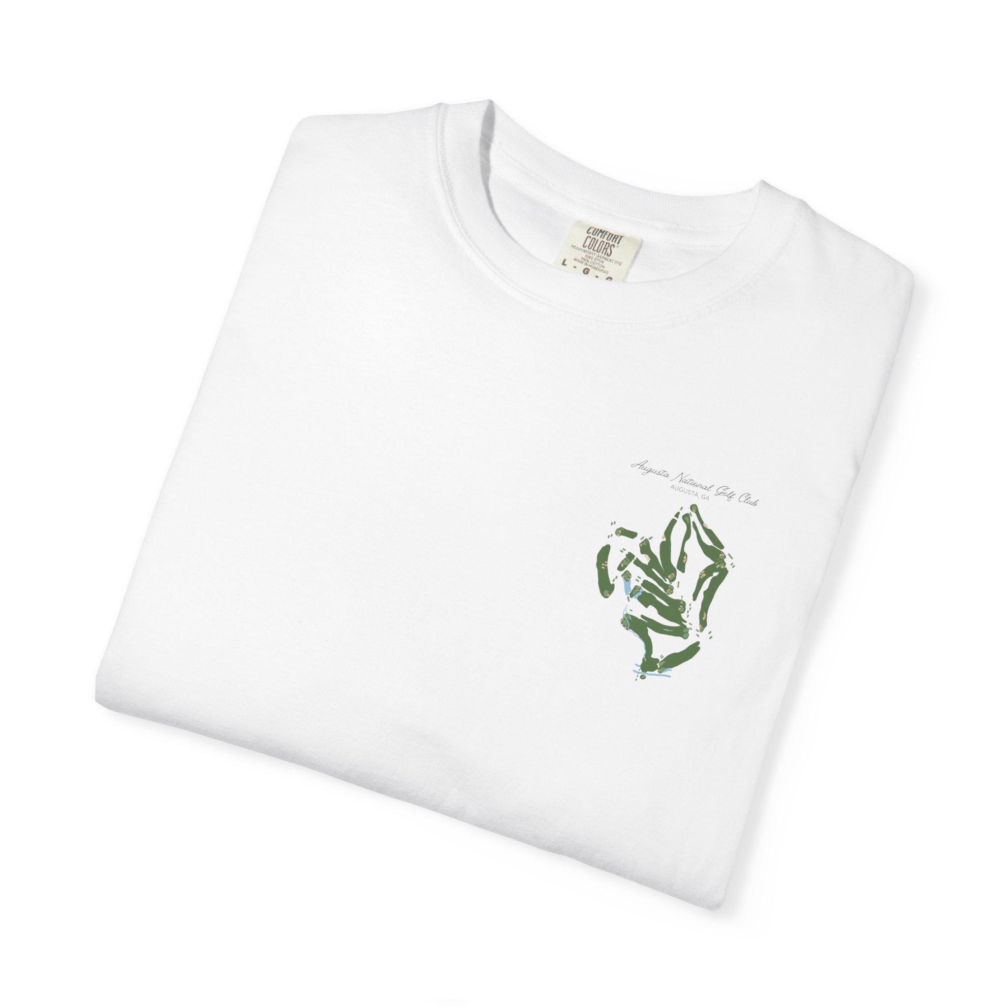 Augusta National Golf Course Map Tee, Masters Golf Shirt, Golf