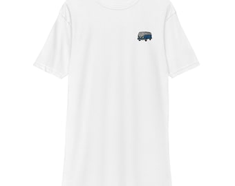 Embroidered 13 Window Van Shirt – Retro Split Window Bus Tee – Vintage Car Enthusiast Gift