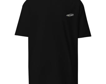 Embroidered 90s Twin Turbo Sports Car Shirt – Retro JDM Performance Tee – Cars & Coffee Streetwear