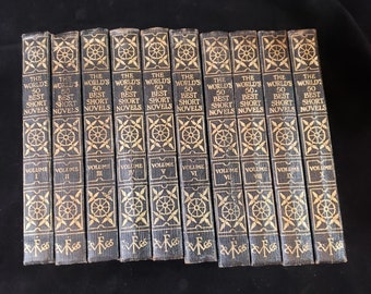 The Worlds 50 Best Short Novels 10 Volumes 1929 Funk & Wagnalls