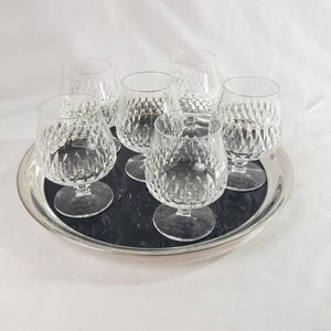 6 Schott Zwiesel Desiree Brandy Glasses Snifters Crystal Blown Glass Germany