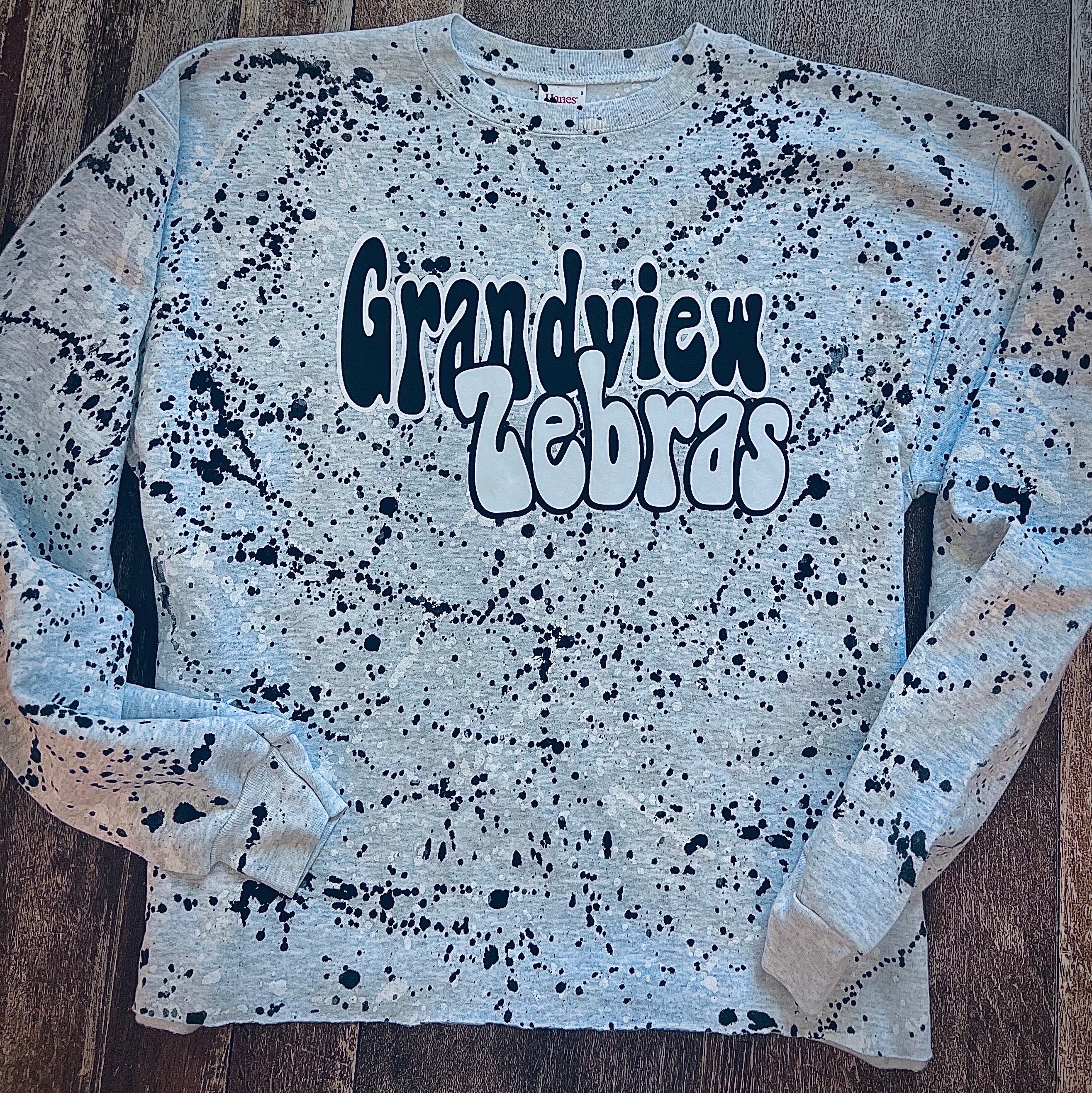 トップス Splatter Print Crewneck Sweatshirt Off-White | Shirts | Offwhite Virgil Abloh Paint Splatter
