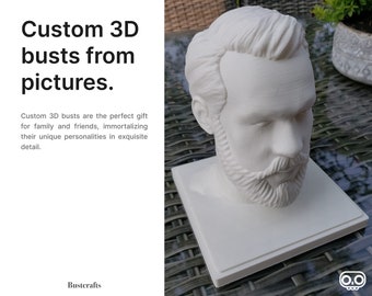 Custom 3D Printed Busts Figurins