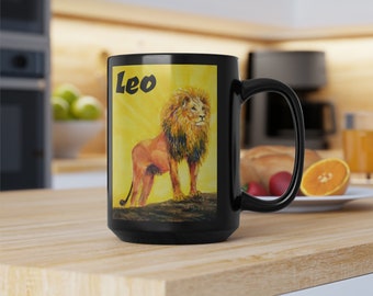 Leo Mug, Leo Gift, Astrology Mug, Zodiac Mug, Leo Birthday Gift, Zodiac Gift for Leo, Gift for Her, Gift for Him, Mug