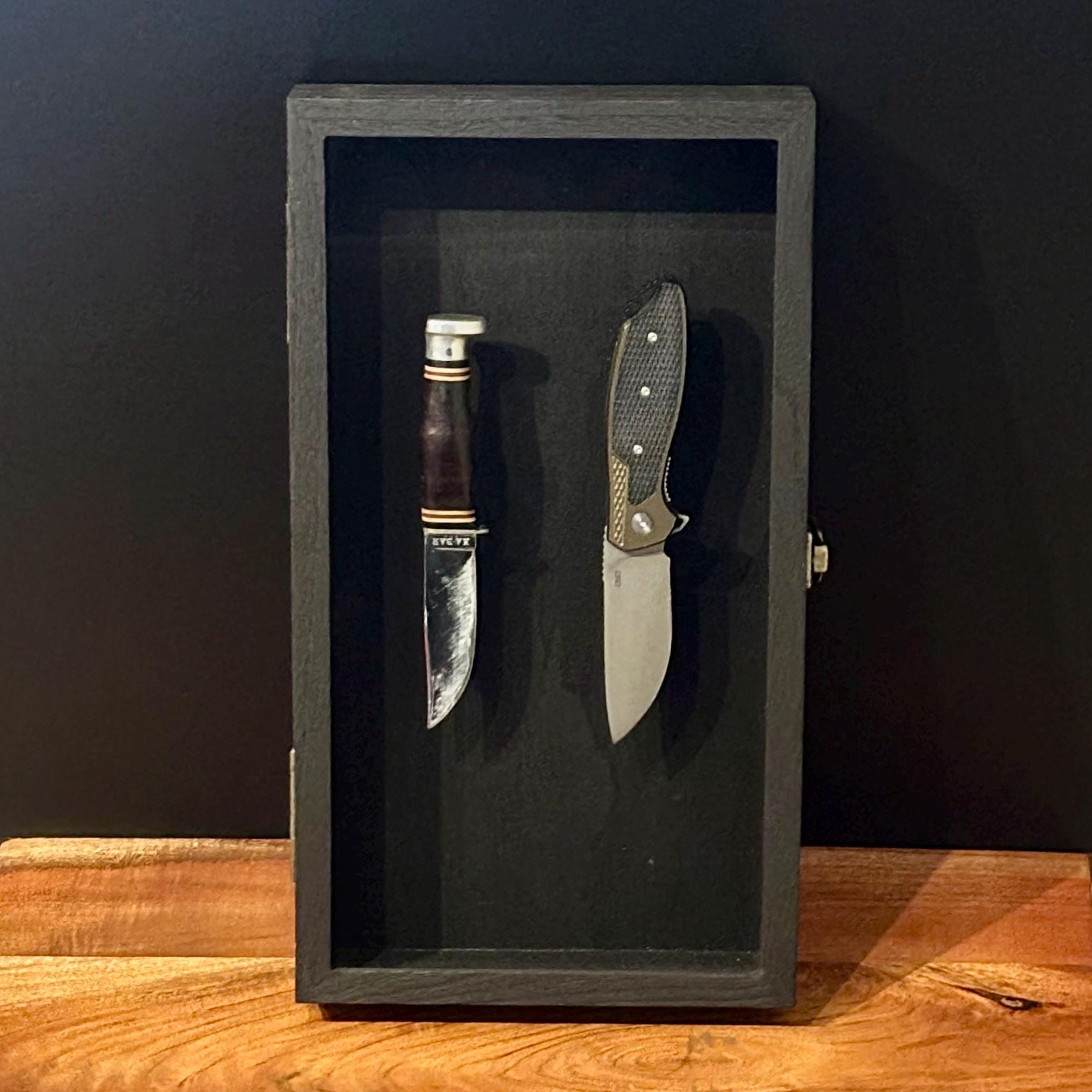 Double Knife Shadow Box - Etsy