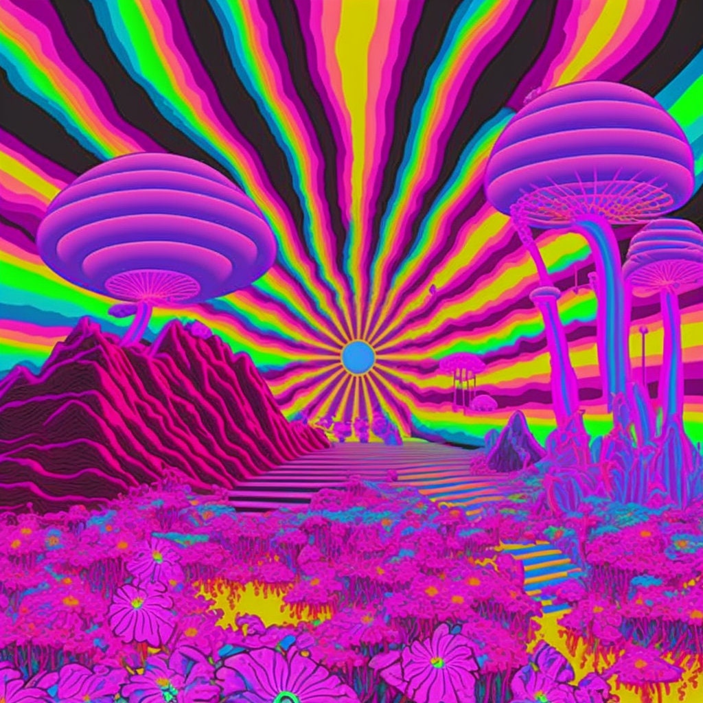 Psychedelic Mushroom Clipart,psychedelic Clip Art,animal Clipart,trippy ...
