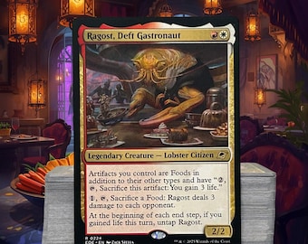 MTG Commander Deck EDH Deck Ragost, Def Gastronaut 100 Magic Cards Custom Deck Boros Artifacts Group Slug Edge of Eternities