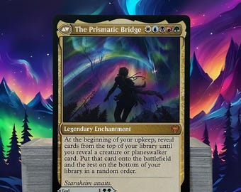 MTG Commander Deck EDH Deck The Prismatic Bridge 100 Magic Cards Custom Deck 5 Color Esika, God of the Tree