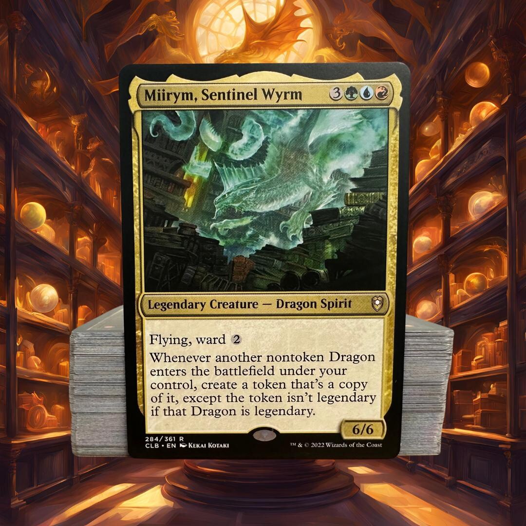 MTG Commander Dragon Deck EDH Deck Miirym, Sentinel Wyrm 100 Magic ...