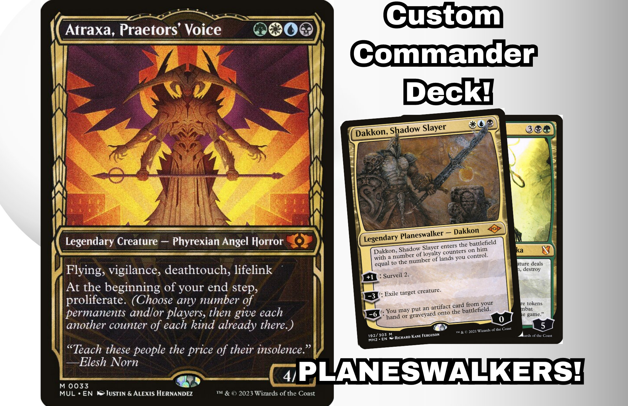 MTG Commander Deck EDH Deck Atraxa Praetors' Voice 100 Etsy