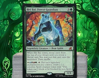 Hei Bai, Forest Guardian | Proxy Card - Etsy