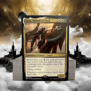 MTG Commander Deck EDH Deck Liesa, Shroud of Dusk 100 Magic Cards Custom Deck Life Gain Angel Orzhov